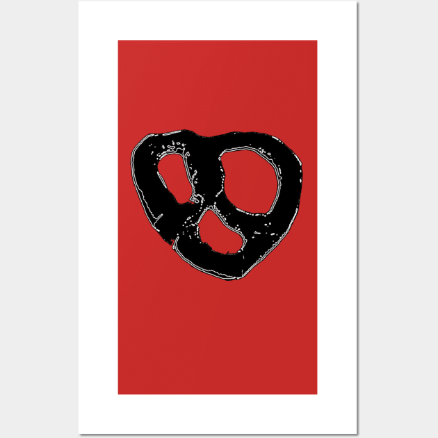 Heart Pretzel Wall Art by louweasely